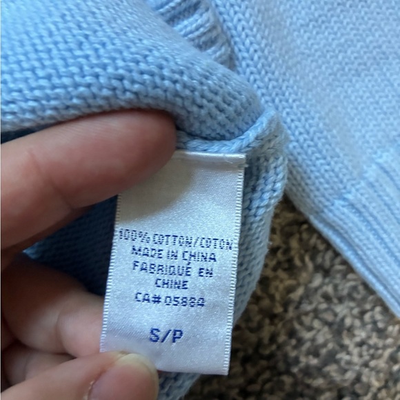 3/$25 Tabi Light Blue V-Neck Sweater - Picture 3 of 3